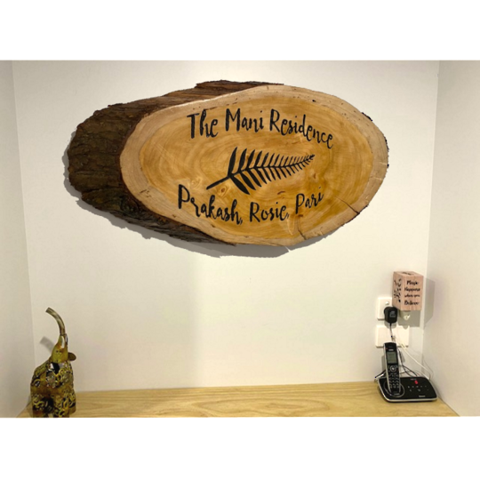 Lusitanica Mani Residence Custom Sign